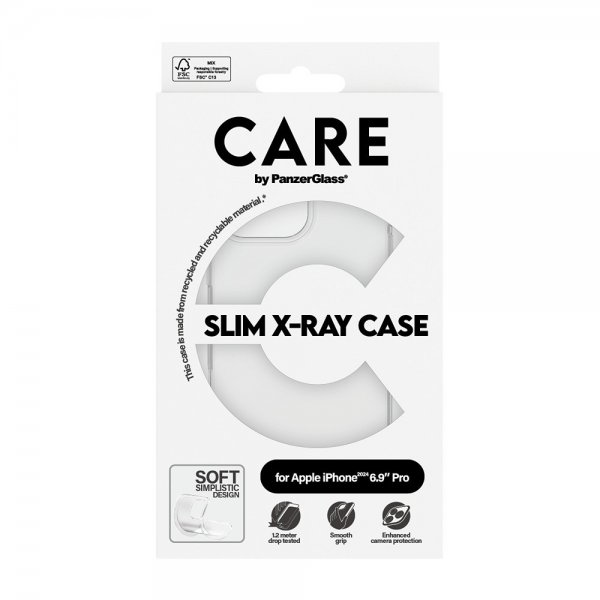 CARE by PanzerGlass iPhone 16 Pro Max Cover X-Ray Transparent