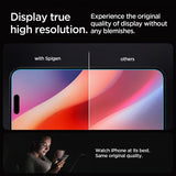 Spigen iPhone 16 Pro Max/iPhone 17 Pro Max Skærmbeskyttelse GLAS.tR EZ Fit 2-pak