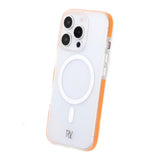 Rvelon iPhone 16 Pro Cover Korrugeret MagSafe Orange