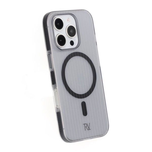 Rvelon iPhone 16 Pro Cover Riflet MagSafe Sort