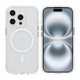 iPhone 16 Pro Cover Stødsikkert MagSafe Hvidt