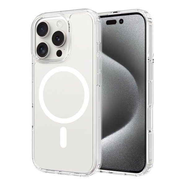 Rvelon iPhone 16 Pro Cover TPU MagSafe Transparent