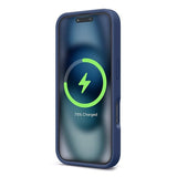 Rvelon iPhone 16 Pro Cover Silikone MagSafe Mørkeblå