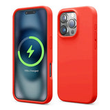 Rvelon iPhone 16 Pro Cover Silikone MagSafe Rød