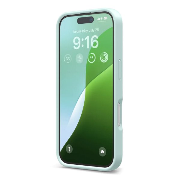 Rvelon iPhone 16 Pro Cover Silikone Grøn