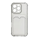 iPhone 16 Pro Cover Kortholder Stødsikkert Sort