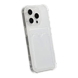 iPhone 16 Pro Cover Kortholder Stødsikkert Transparent