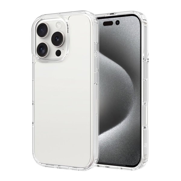 Rvelon iPhone 16 Pro Cover Gennemsigtig TPU Gennemsigtig