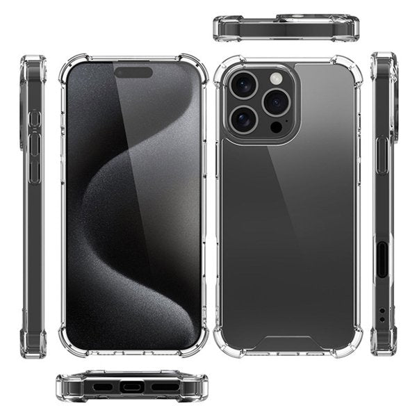 iPhone 16 Pro Cover Stødsikkert Transparent