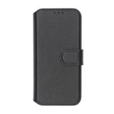 Rvelon iPhone 16 Pro Cover Ægte læder Kortlomme Sort