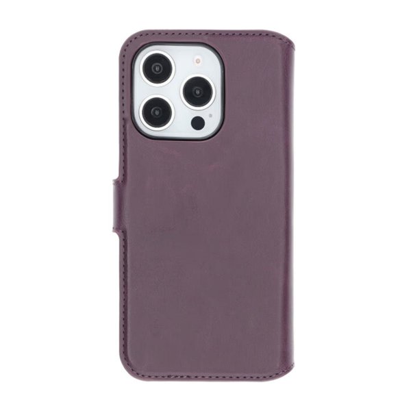 Rvelon iPhone 16 Pro Cover Magnetisk Aftageligt Etui Lilla