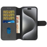 Rvelon iPhone 16 Pro Cover Magnetisk Aftageligt Cover Sort