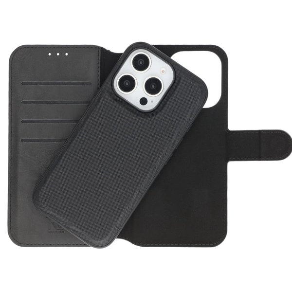 Rvelon iPhone 16 Pro Cover Magnetisk Aftageligt Cover Sort
