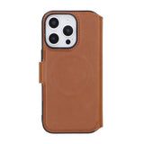 Rvelon iPhone 16 Pro Cover 4 Kortrum MagSafe Brun