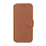 Rvelon iPhone 16 Pro Cover 4 Kortrum MagSafe Brun