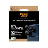 PanzerGlass iPhone 16 Pro/Pro Max/17 Pro/Pro Max Kamerabeskyttelse Hoops Sort