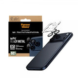 PanzerGlass iPhone 16 Pro/Pro Max/17 Pro/Pro Max Kamerabeskyttelse Hoops Sort