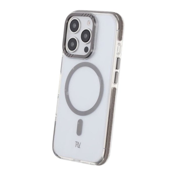 Rvelon iPhone 16 Pro Cover TPU MagSafe Grå