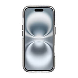 Rvelon iPhone 16 Pro Cover TPU MagSafe Sort/Gennemsigtig