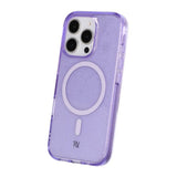 Rvelon iPhone 16 Pro Cover Glitter MagSafe Lilla