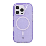 Rvelon iPhone 16 Pro Cover Glitter MagSafe Lilla