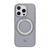 Rvelon iPhone 16 Pro Cover Roterbart MagSafe Stativ Grå