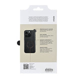 Buffalo iPhone 16 Pro Cover Ægte læder MagSeries Sort