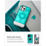 Spigen iPhone 16 Pro Cover Classic C1 MagFit Bondi Blue