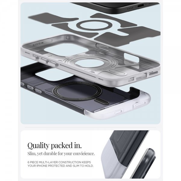 Spigen iPhone 16 Pro Cover Classic C1 MagFit Graphite