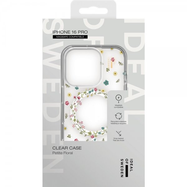 Ideal of Sweden iPhone 16 Pro Cover Clear Case MagSafe Petite Floral