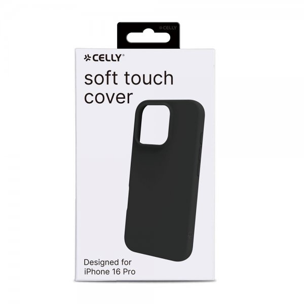 Celly iPhone 16 Pro Cover CROMO Sort