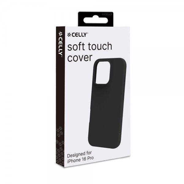 Celly iPhone 16 Pro Cover CROMO Sort