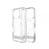 ZAGG iPhone 16 Pro Cover Crystal Palace Snap Kickstand Transparent
