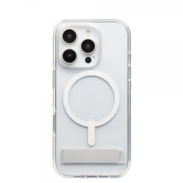 ZAGG iPhone 16 Pro Cover Crystal Palace Snap Kickstand Transparent