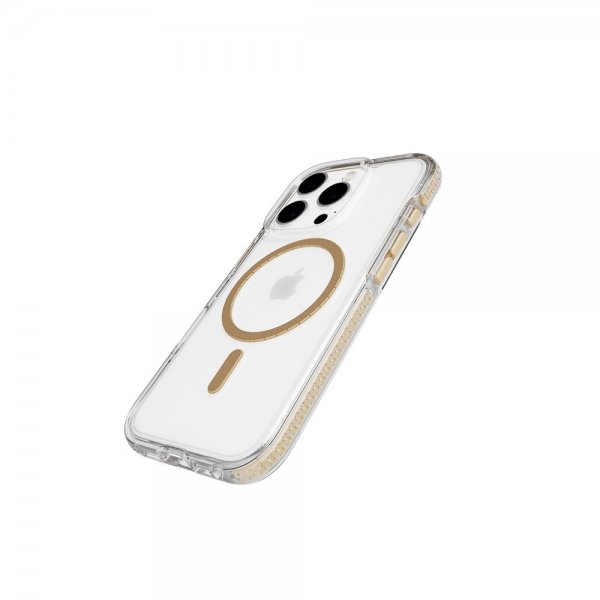Tech21 iPhone 16 Pro Cover EvoCrystal MagSafe Guld