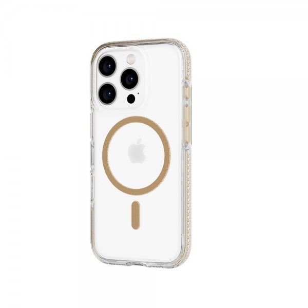 Tech21 iPhone 16 Pro Cover EvoCrystal MagSafe Guld