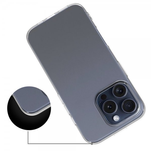 Nordic Covers iPhone 16 Pro Cover Feather Series Gennemsigtig