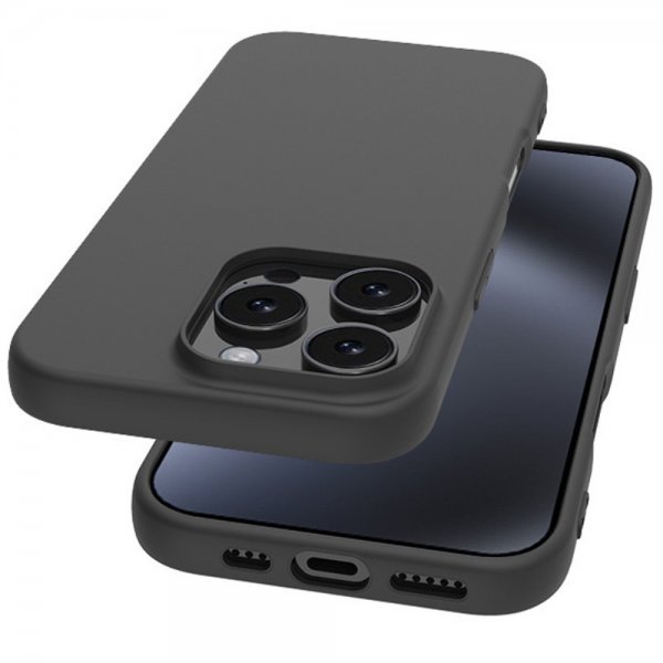Nordic Covers iPhone 16 Pro Cover Feather Series Raven Black