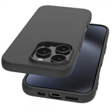 Nordic Covers iPhone 16 Pro Cover Feather Series Raven Black