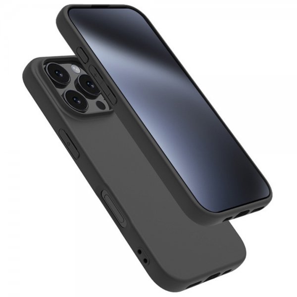Nordic Covers iPhone 16 Pro Cover Feather Series Raven Black