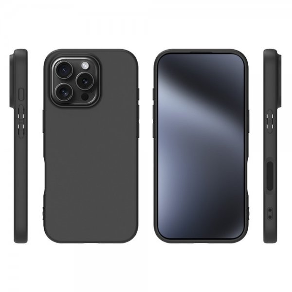 Nordic Covers iPhone 16 Pro Cover Feather Series Raven Black