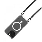 Celly iPhone 16 Pro Cover Freedom Necklace MagSafe Transparent