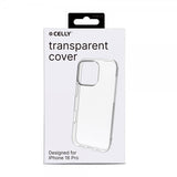Celly iPhone 16 Pro Cover GELSKIN Gennemsigtigt