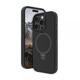 dbramante1928 iPhone 16 Pro Cover Iceland Ultra D3O MagSafe Kickstand Sort