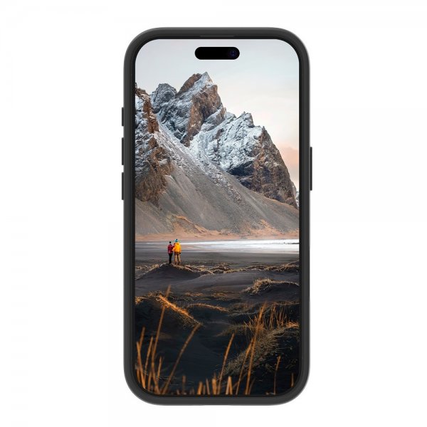 dbramante1928 iPhone 16 Pro Cover Iceland Ultra D3O MagSafe Kickstand Sort