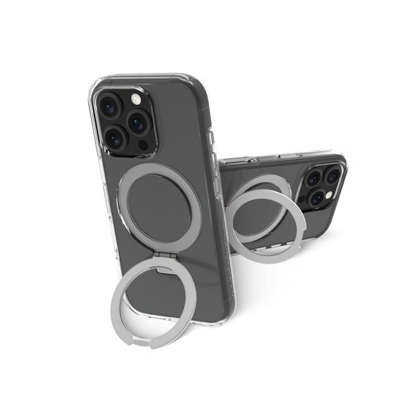 dbramante1928 iPhone 16 Pro Cover Iceland Ultra D3O MagSafe Kickstand Transparent