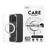 CARE by PanzerGlass iPhone 16 Pro Cover Kickstand MagSafe Sølv