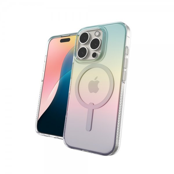 ZAGG iPhone 16 Pro Cover Milan Snap Iridescent