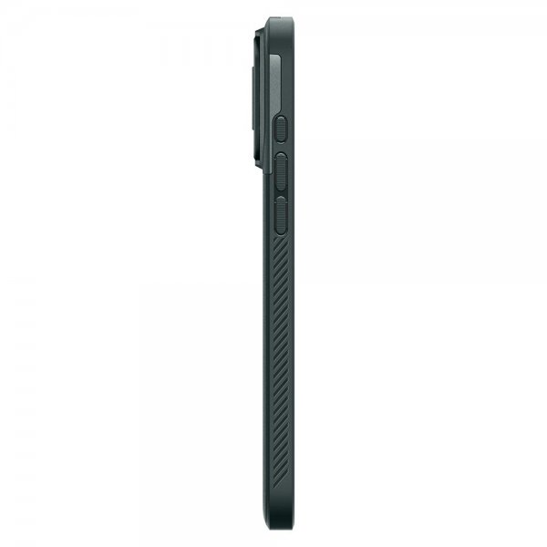 Spigen iPhone 16 Pro Cover Optik Armor MagFit Abyss Green