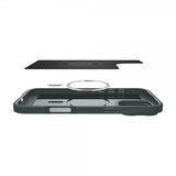 Spigen iPhone 16 Pro Cover Optik Armor MagFit Abyss Green